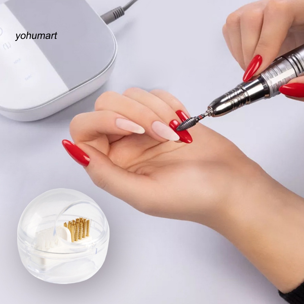 Cọ Cứng Đầu Mềm Trọng Lượng Nhẹ Dùng Để Vệ Sinh Đầu Mài Móng Tay