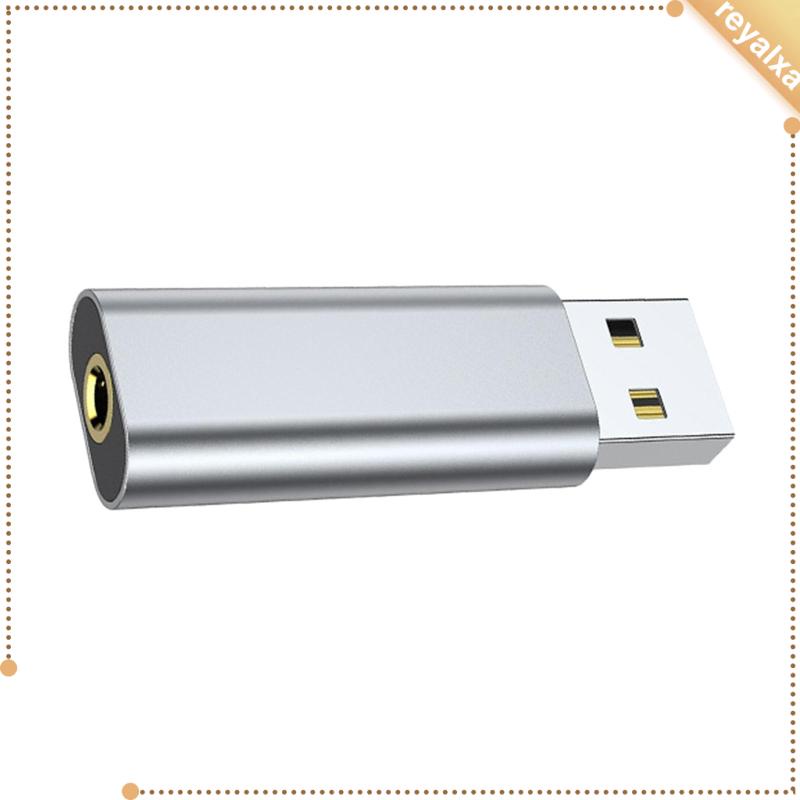 Giắc Chuyển Đổi USB Sang Giắc Cắm Âm Thanh 3.5mm Mini 2 Trong 1 Chuyên Dụng Cho Tai Nghe / Micro / Máy Tính Để Bàn