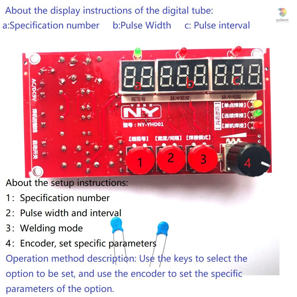 Bảng Mạch Điều Khiển Hàn Đơn NY-YHD01 Argon-Ac DIY