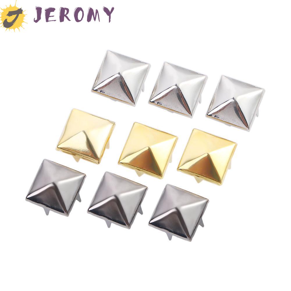 Đinh Tán Kim Loại Hình Kim Tự Tháp 6 / 8 / 10 / 12 mm Chất Lượng Cao Chuyên Dụng May Mũ / Túi Xách