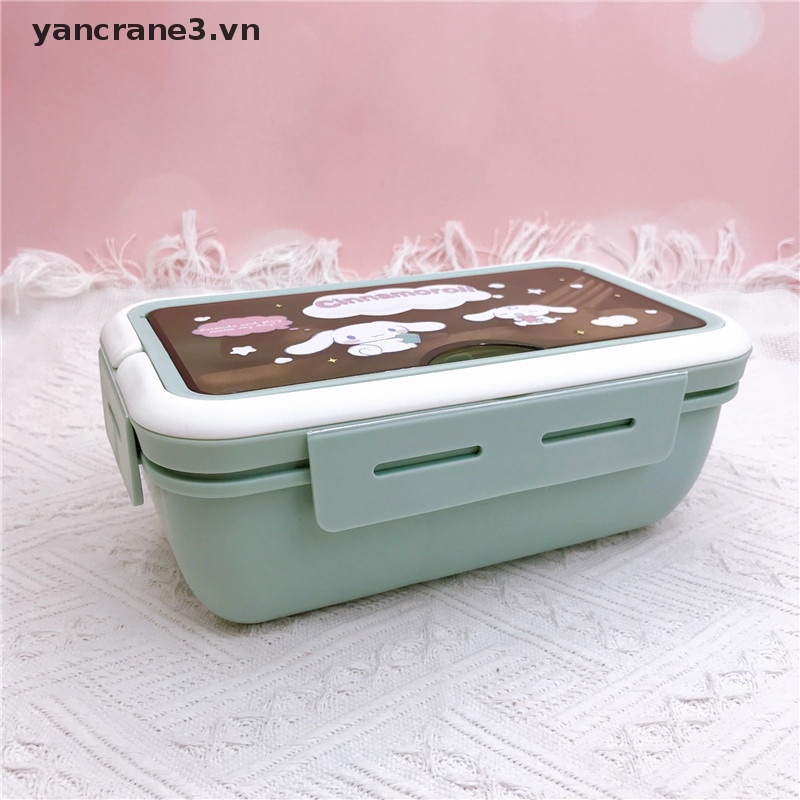 Hộp Đựng Cơm Trưa Hai Tầng Sức Chứa Lớn Hình Cinnamoroll Kuromi Dễ Thương Dành Cho Học Sinh yancrane3.vn