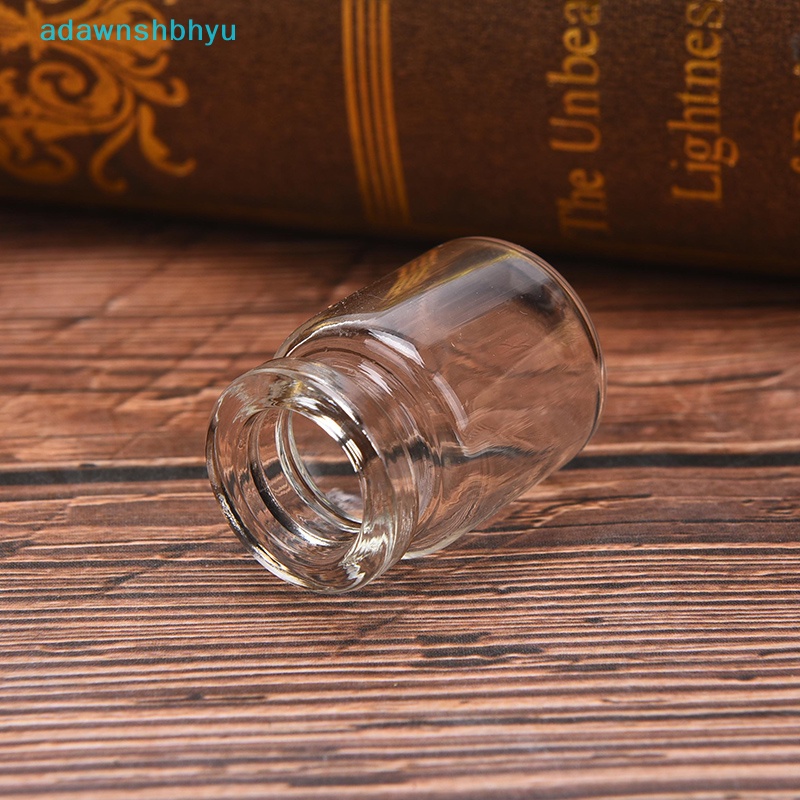 Set 10 Lọ Điều Ước Mini Bằng Thủy Tinh Có Hạt Nút Bần Dùng Để Trang Trí DIY