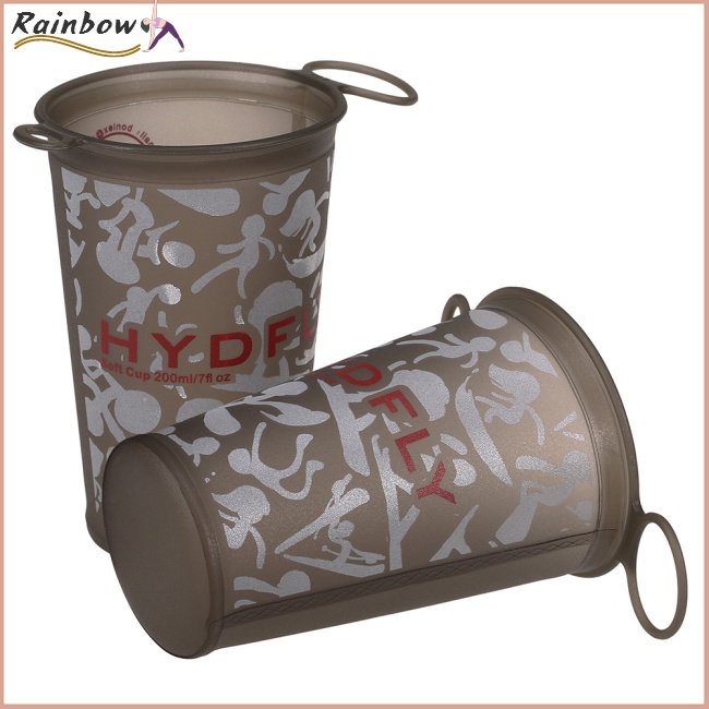 Bình Nước Chất Liệu Tpu Mềm Dung Tích Lớn 200ml Có Thể Gấp Gọn Tiện Dụng