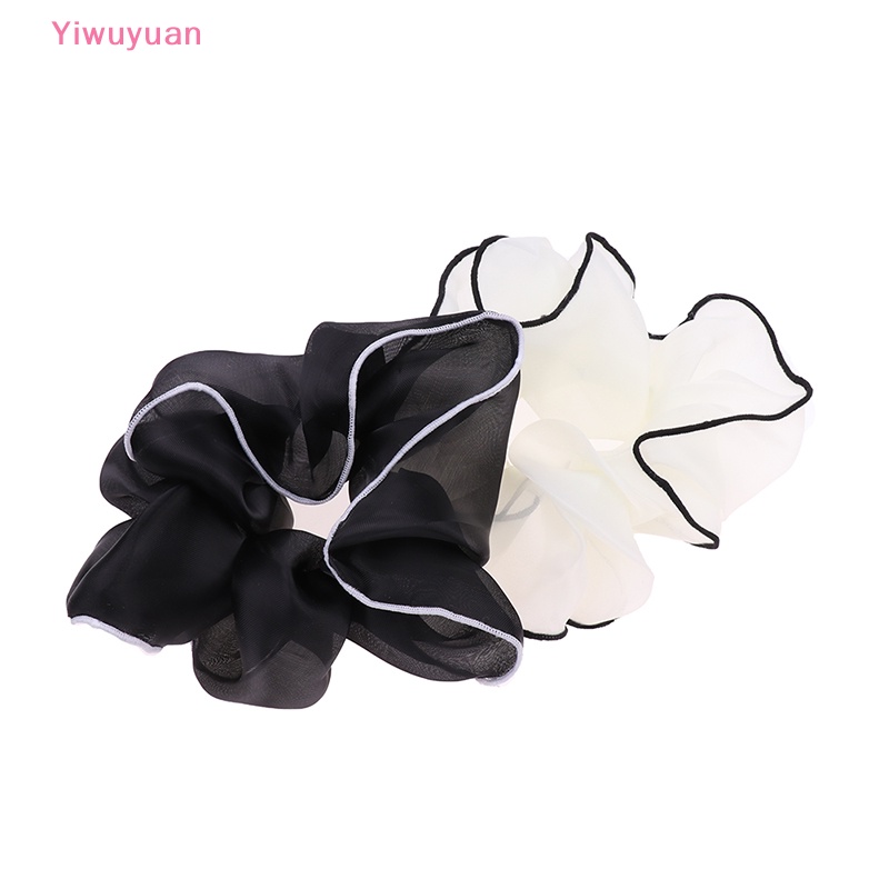 Dây Cột Tóc Organza Màu Trơn Mùa Hè Mới Cho Nữ