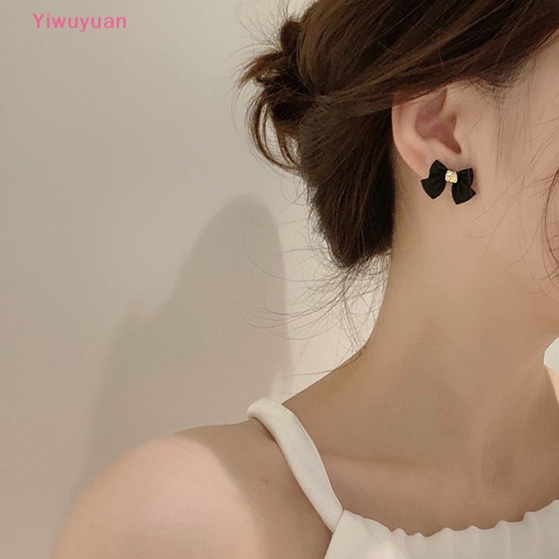 < Yiwuyuan > Bông Tai Ngọc Trai Hình Trái Tim Hoa Hồng Thanh Lịch Tinh Tế Cho Nữ S925 Mới