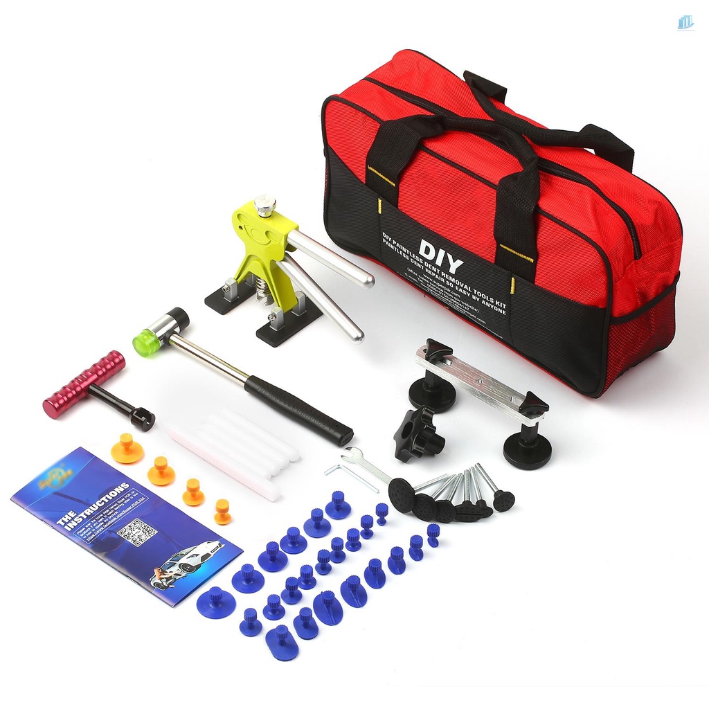 Dụng Cụ Kéo Vết Lõm Xe Hơi Kèm 37 Đầu Bút Keo Dán