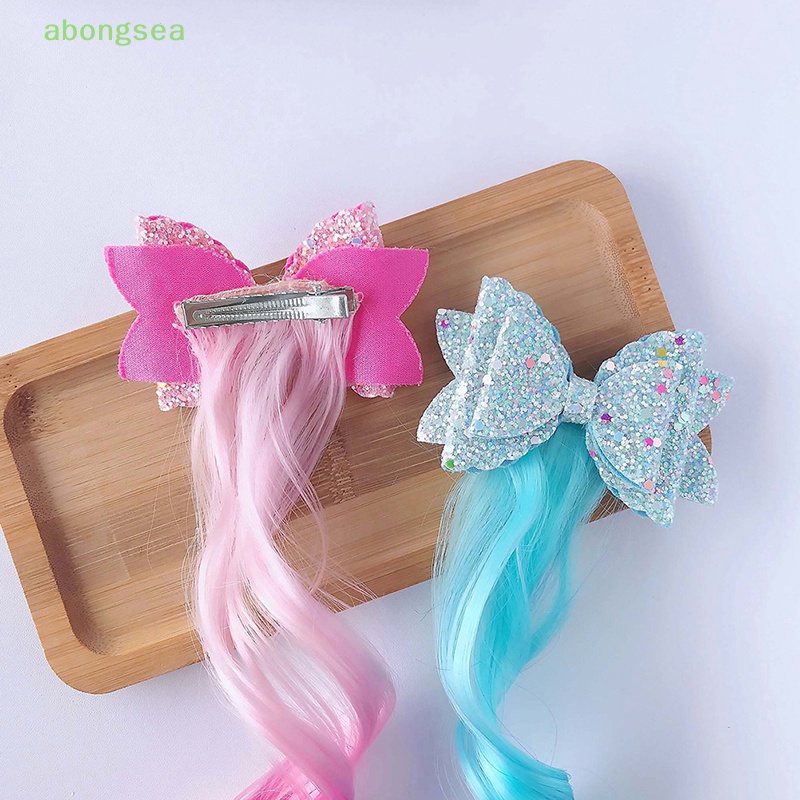 Kẹp Tóc abongsea Đính Đá Nhiều Màu Sắc Dễ Thương Cho Bé Gái