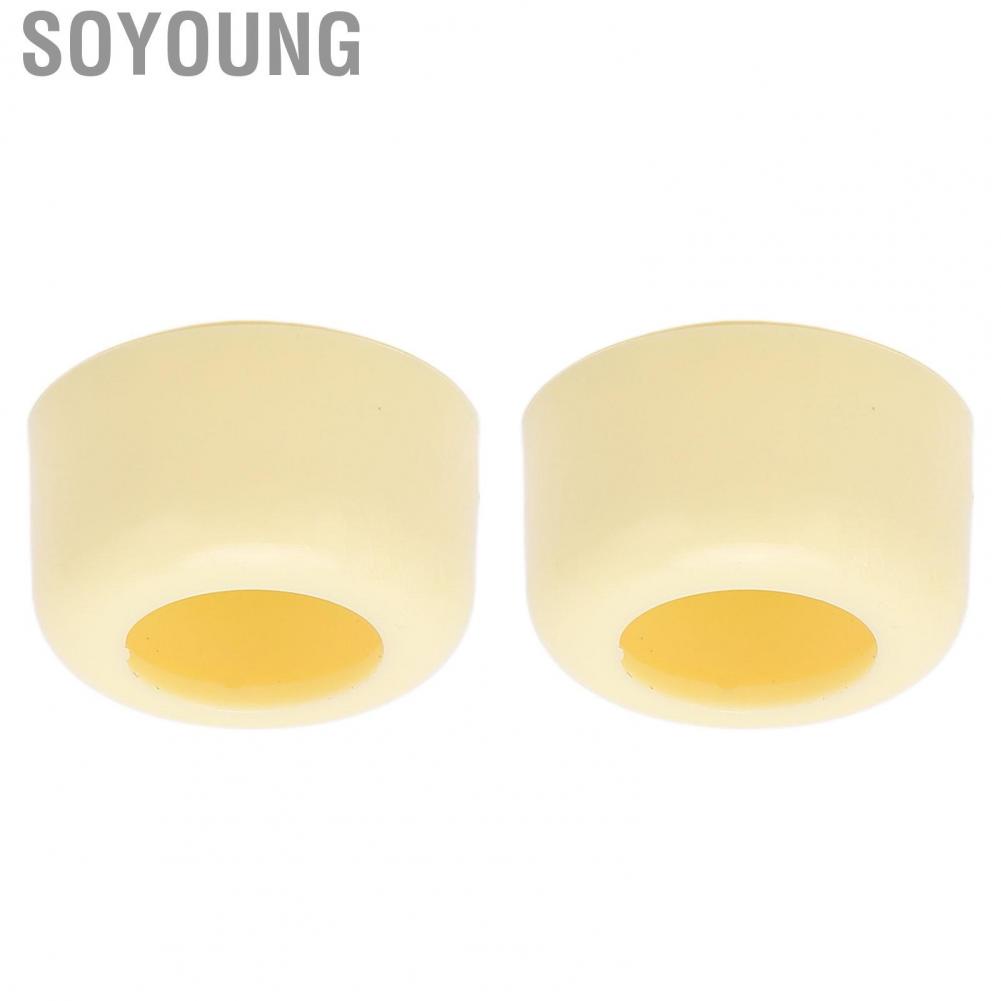 Soyoung Gear Shift Knob Bushing  Shifter Knob Bushing Wear Resistant ABS Precise Fit 2pcs  Aging 039817462A  for Cars