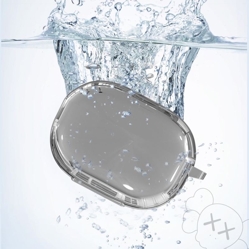 Vỏ Bảo Vệ Hộp Sạc Tai Nghe Redmi buds4 pro Bằng TPU Mềm Mạ Điện + Dây Đeo Chống Sốc Đơn Giản