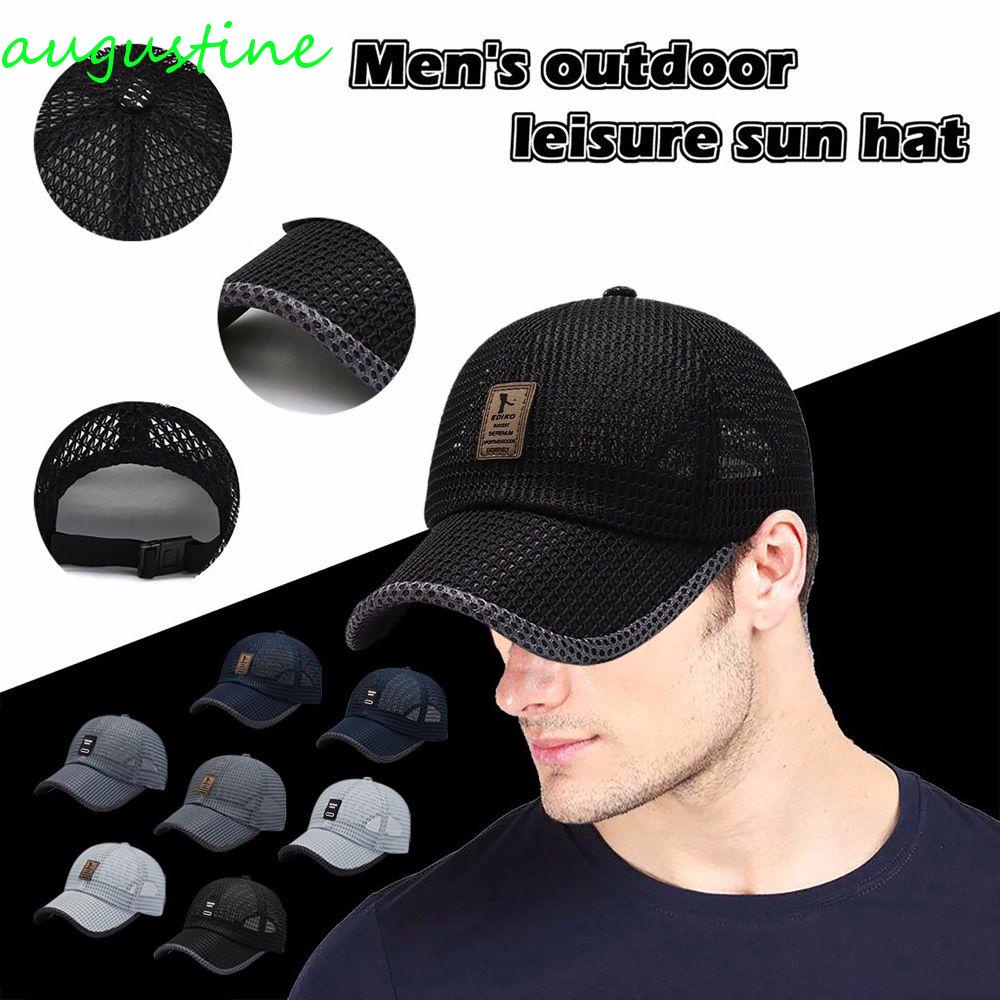 Mũ Lưỡi Trai Thể Thao Màu Đen Thoáng Khí Có Thể Điều Chỉnh Kích Cỡ