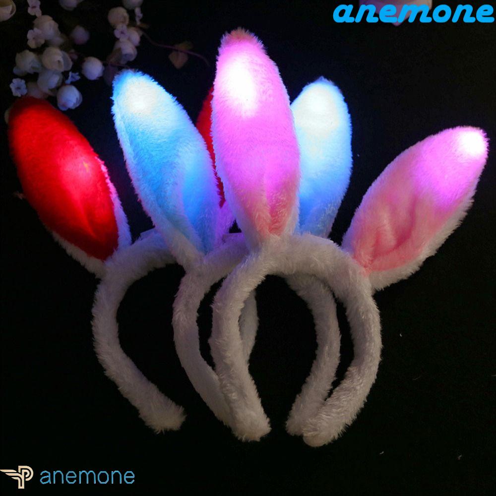 Băng Đô Cài Tóc Hình Thỏ Bông Thời Trang Thanh Lịch Dành Cho Nữ