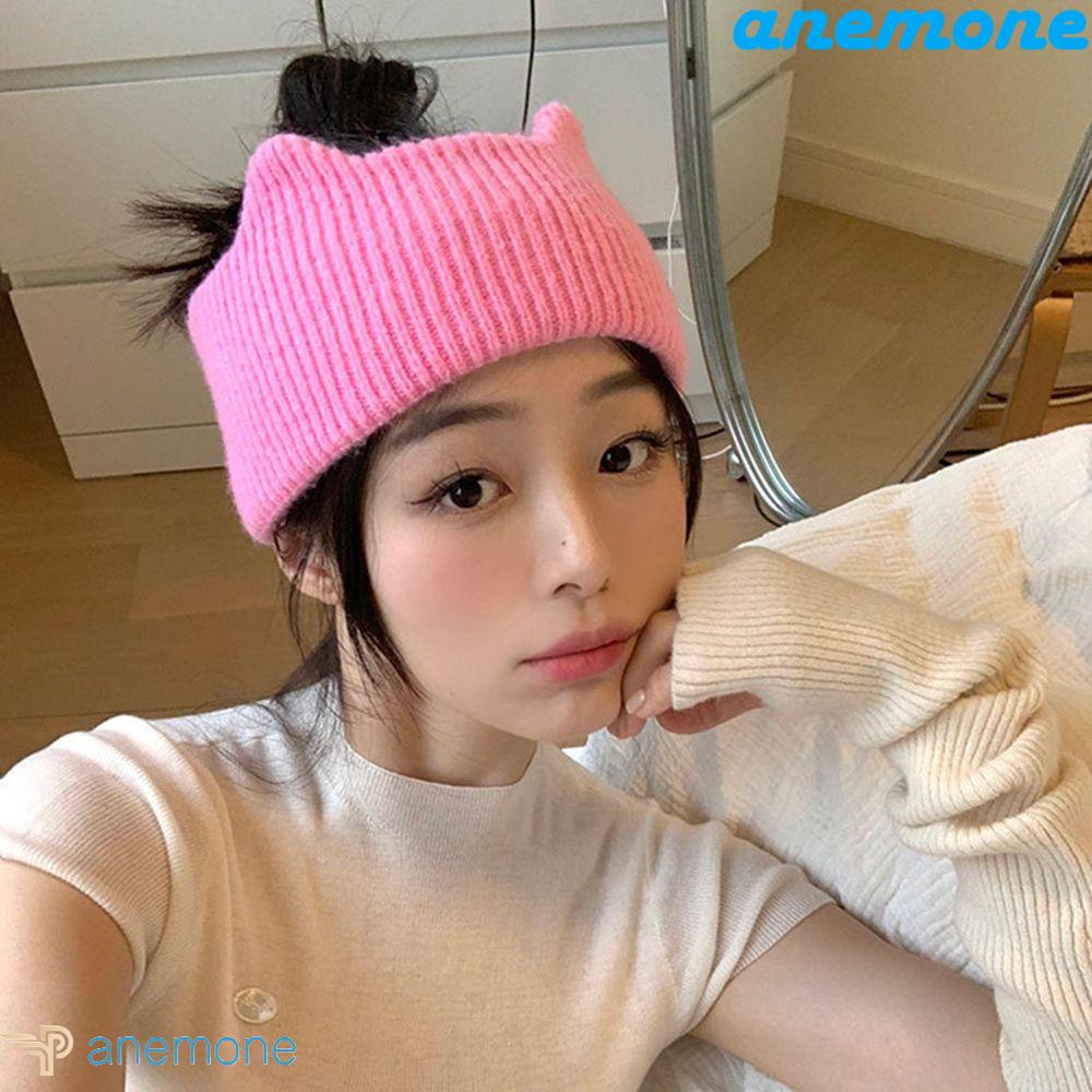 Băng Đô Cài Tóc Dệt Kim Hình Tai Mèo Dễ Thương Cho Nữ