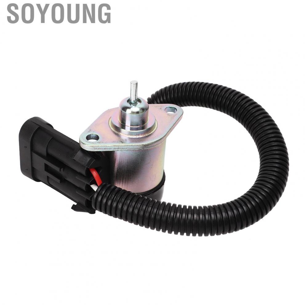 Soyoung Fuel Shut Off Solenoid  Anti Aging Heavy Duty High Sensitivity 1G577 60010 for Skid Steer