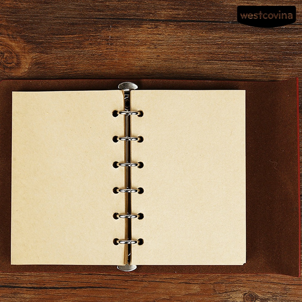 [COD]♪Bao Da Máy Tính Bảng Giả Da Phong Cách Vintage Cho Nhật Ký Khổ A7