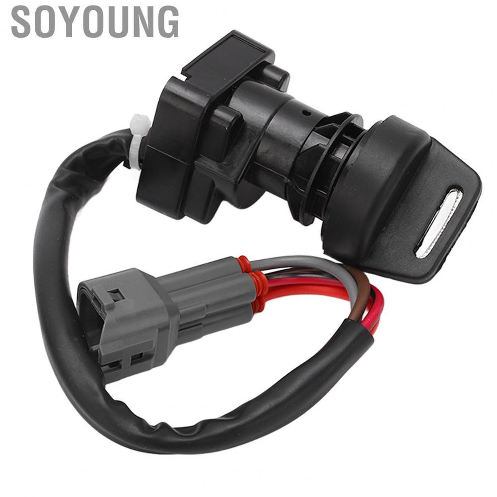 Soyoung Ignition Key Switch  Fast Response AS1674SW151LM Black Solid Construction  for ATV