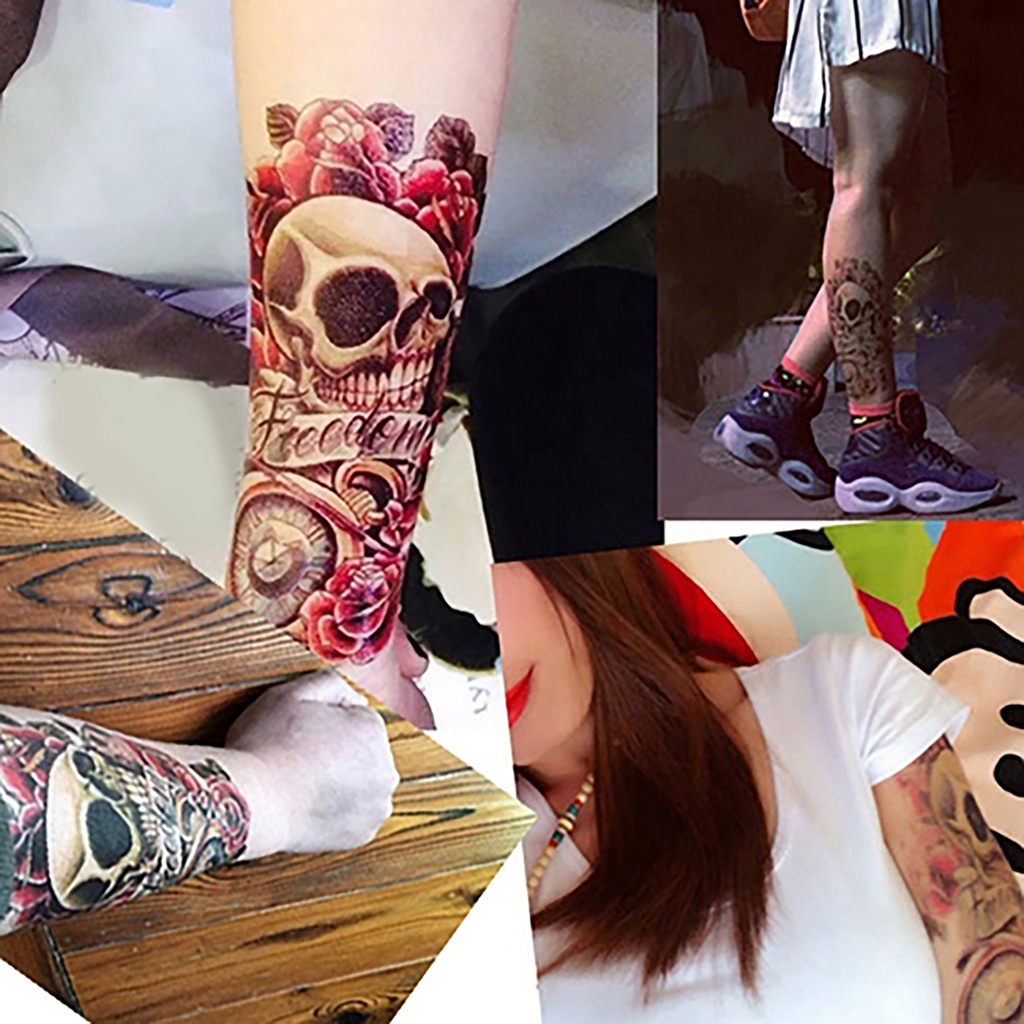 Miếng Dán Chân In Họa Tiết Hoa Và Thú Cưng Cỡ Lớn Độc Đáo