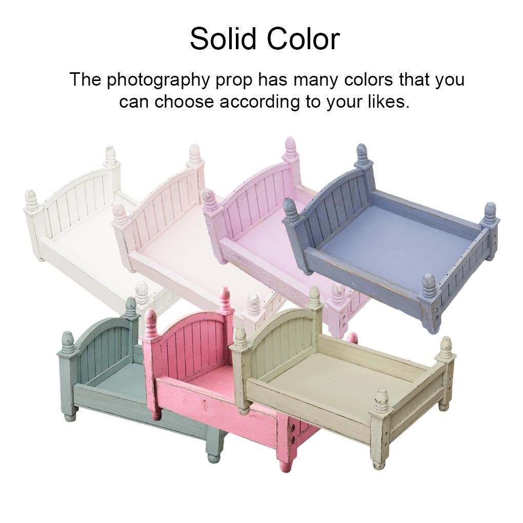 Giường Ngủ Bằng Gỗ Màu Trắng Chống Trơn Chống Nấm Mốc Chịu Được Sức Nặng Dùng Làm Đạo Cụ Chụp Ảnh Cho