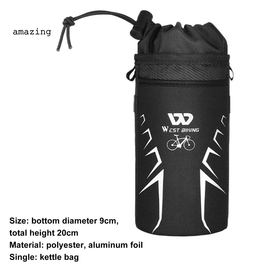 Túi Đựng Chai Nước Cố Định Gắn Tay Lái Xe Đạp Tiện Dụng