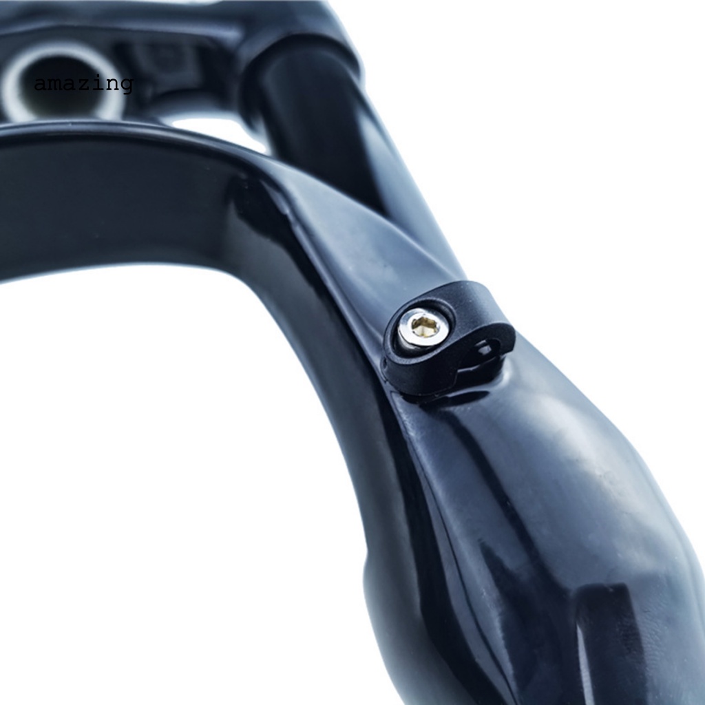 Set 10 Kẹp Cố Định Dây Cáp Xe Đạp Hình Chữ C Bằng Nhựa Chống Mài Mòn