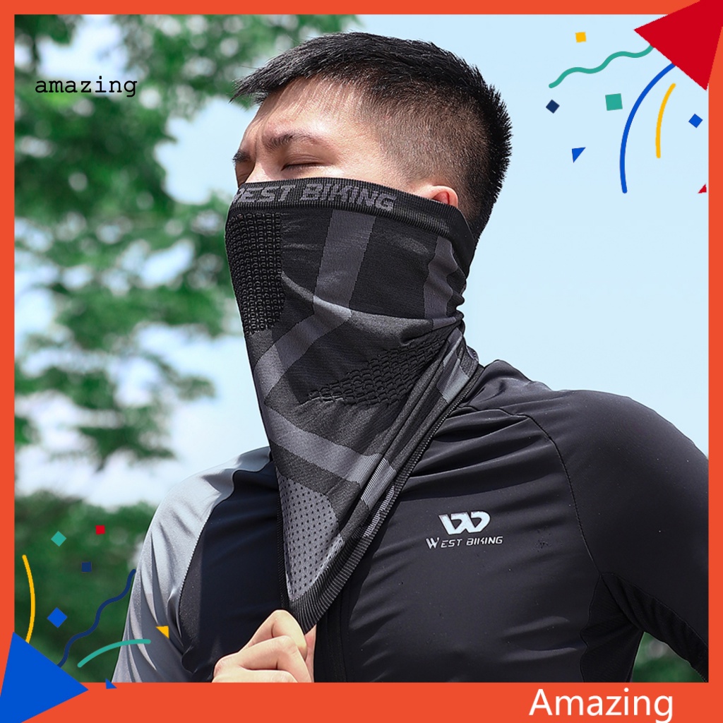 Khăn Quàng Cổ Dệt Kim Thoáng Khí Bảo Vệ Cổ Khi Đi Xe Đạp