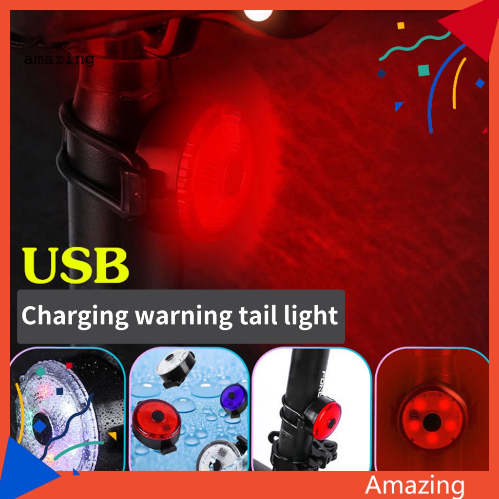 Đèn Đuôi Xe Đạp Mini Siêu Sáng Dễ Lắp Đặt