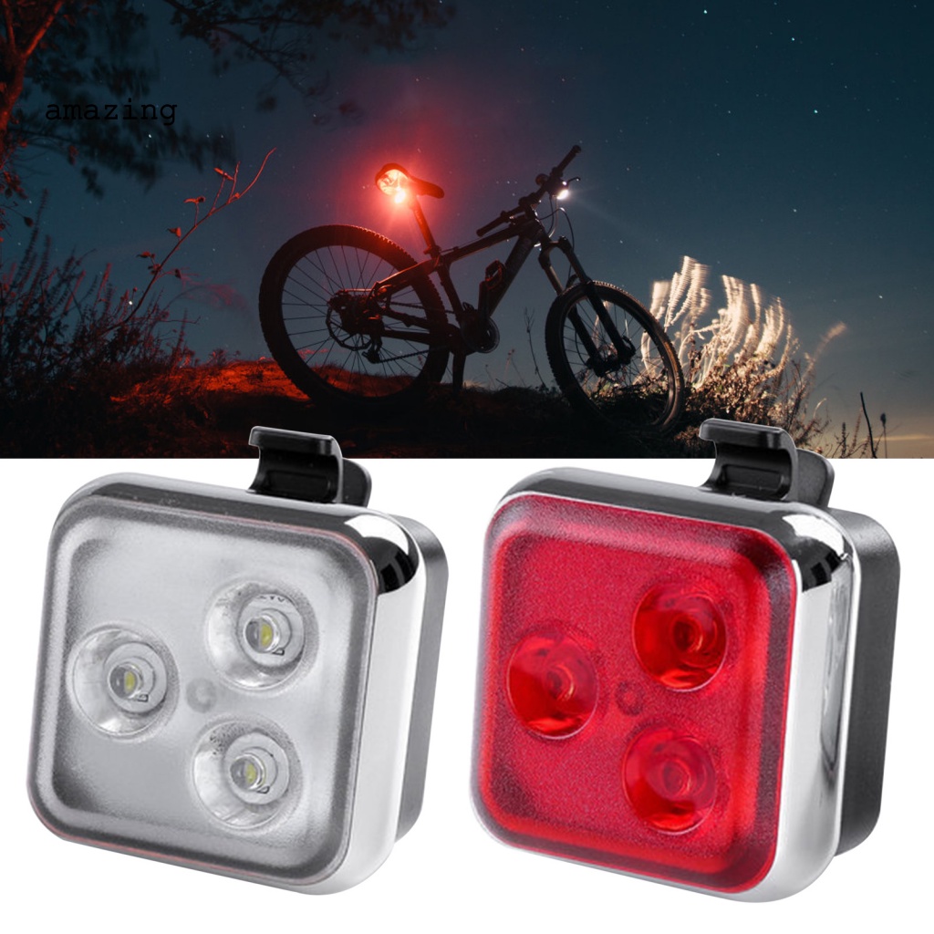 Đèn Cảnh Báo An Toàn Siêu Sáng Có Thể Sạc Lại Cho Xe Đạp MTB