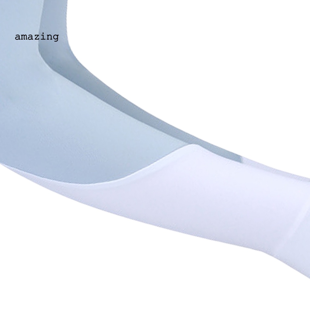 1 Cặp Ống Tay Áo Silicone Chống Trượt Màu Tương Phản Khi Đạp Xe / Câu Cá