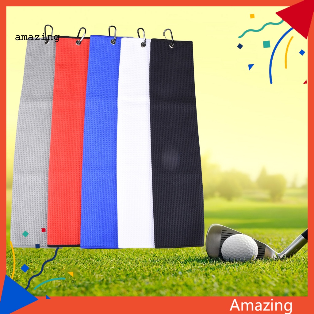 Khăn Lau Gậy Đánh Golf Có Khóa Cài Chống Dầu