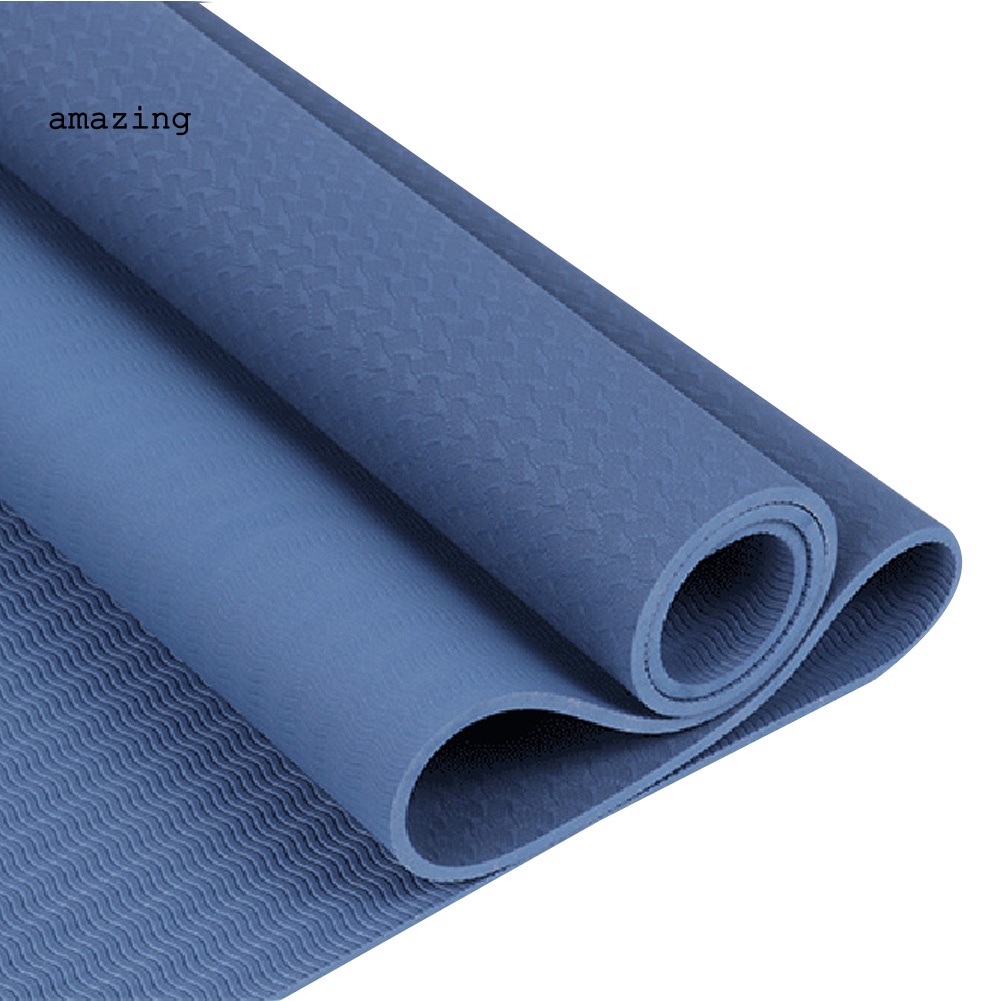 Thảm Tập Yoga Bằng TPE Chống Trượt Màu Sắc Đơn Giản