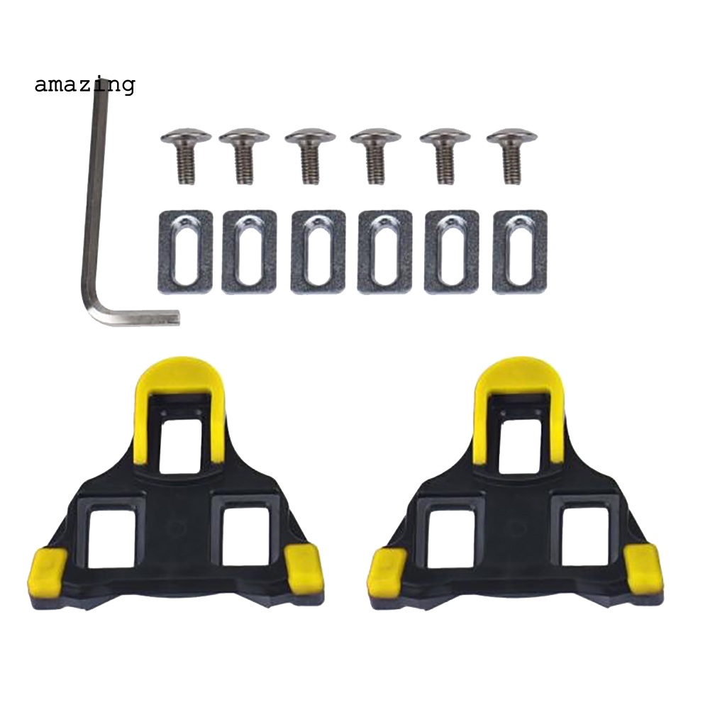 Bộ 2 Miếng Chêm Giày 6 Độ Chuyên Dụng Cho Xe Đạp