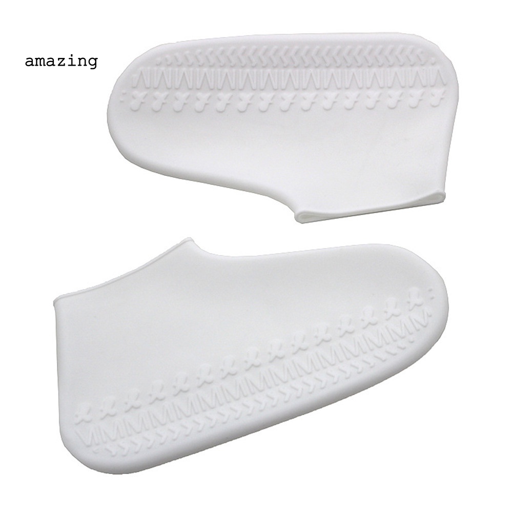 Vỏ Bọc Giày Đi Mưa Bằng Silicon Co Giãn Chống Thấm Nước Có Thể Tái Sử Dụng
