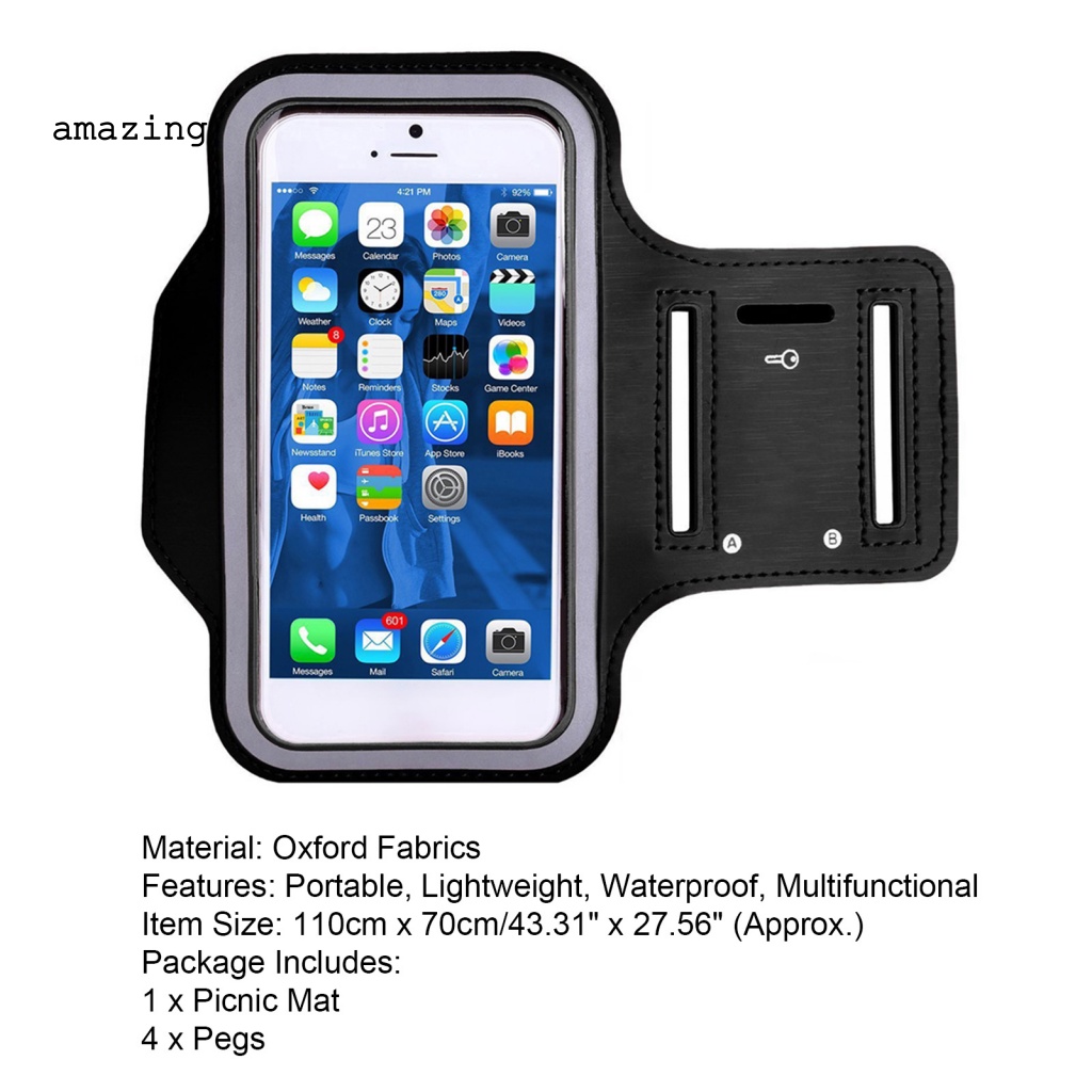 Túi Đựng Điện Thoại Đeo Cánh Tay Dày Dặn Thoáng Khí Tiện Dụng Khi Tập Thể Thao