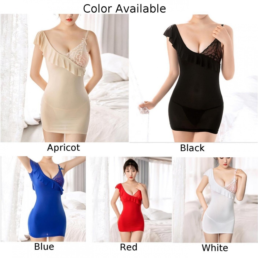 Đầm Ngủ Khoét Lỗ Thoáng Khí Mềm Mại Dễ Thương Cho Bạn Gái