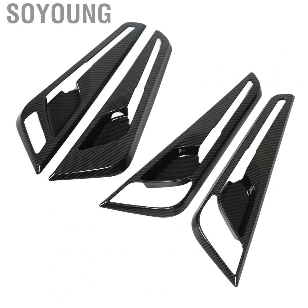 Soyoung Door Handle Bowl Trim Stylish Decor Interior Cover for Left Hand Drive Vehicles