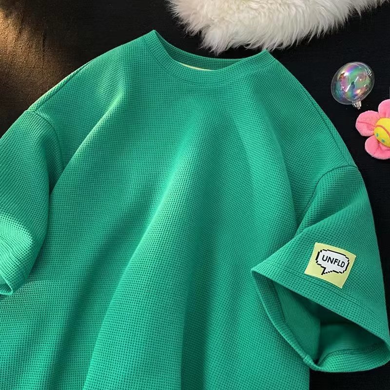 Áo Thun Tay Ngắn Cổ Tròn Dáng Rộng Thời Trang Mùa Hè Cho Nam