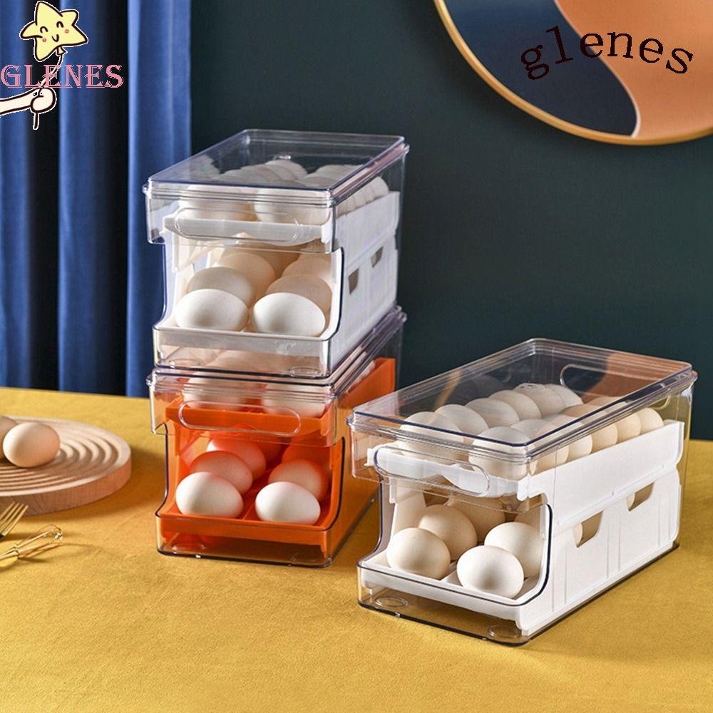 1 Hộp Đựng Trứng Có Thể Tháo Rời Tiết Kiệm Không Gian Chống Bụi