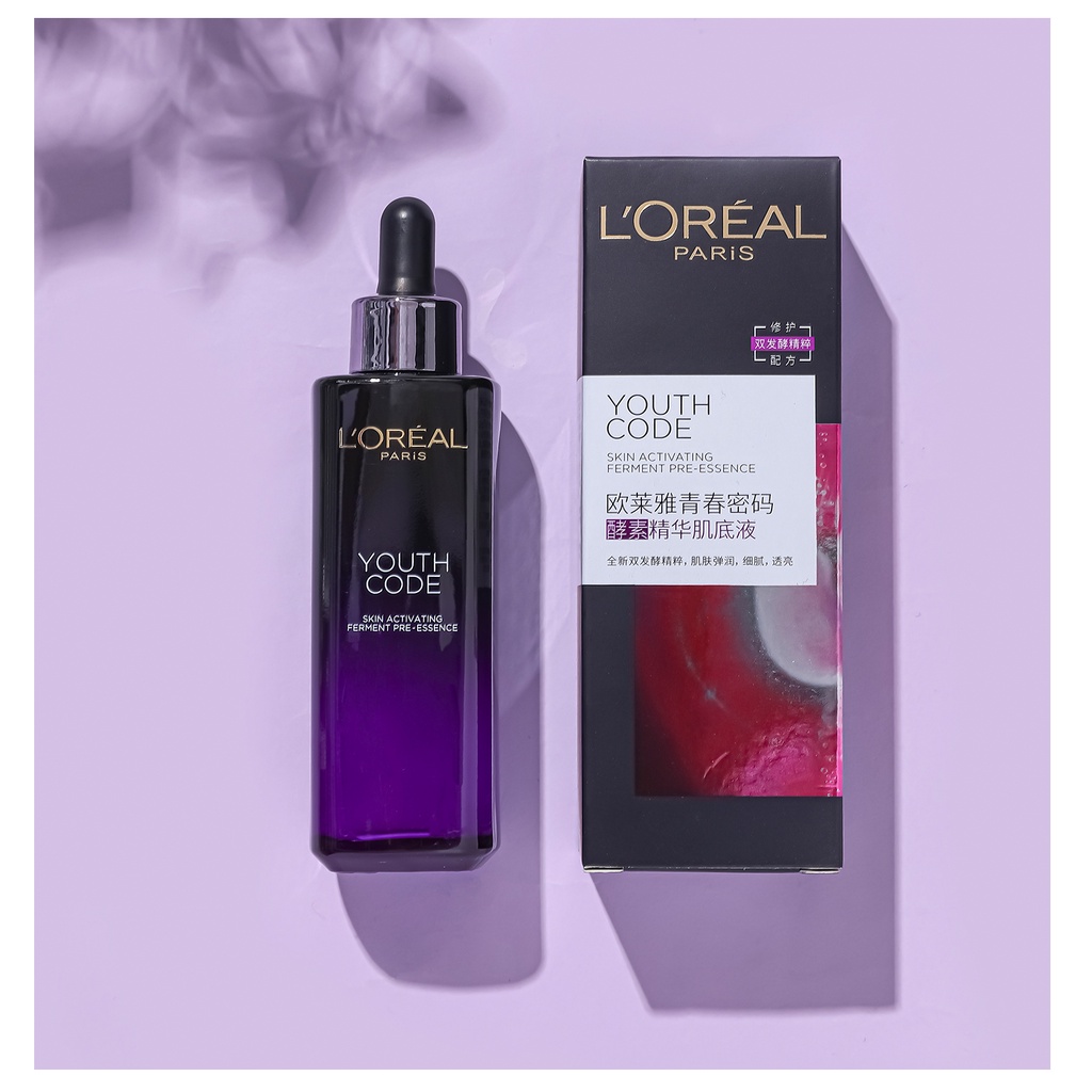 L'OREAL L 'Oreal Tinh Chất Đen Thế Hệ Thứ Ba Chai Nước Nền mã Trẻ Hóa Làn Da 75ML Dưỡng Ẩm Và Chống Lão Hóa