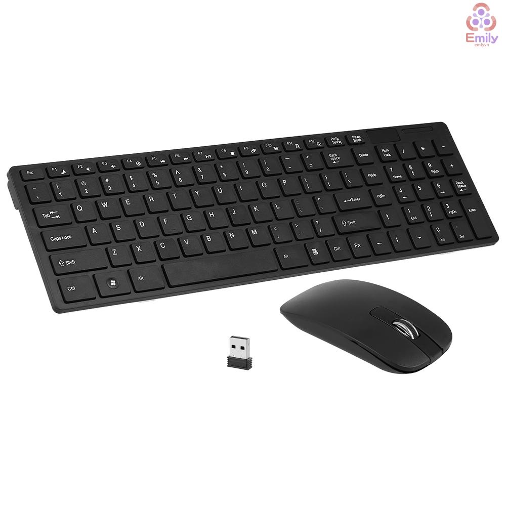 Combo Bàn Phím Và Chuột Không Dây K-06 2.4G Màu Đen Chuyên Dụng Cho Laptop Và Máy Tính # 19