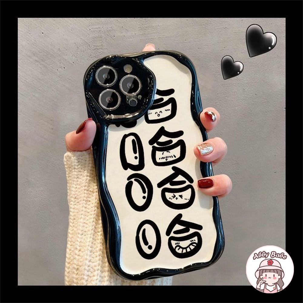 Ốp Điện Thoại TPU Mềm Chống Sốc In Chữ Màu Đen Đơn Giản Cho IPhone 14 Pro Max 11 12 11 Pro Max X XS 7Plus