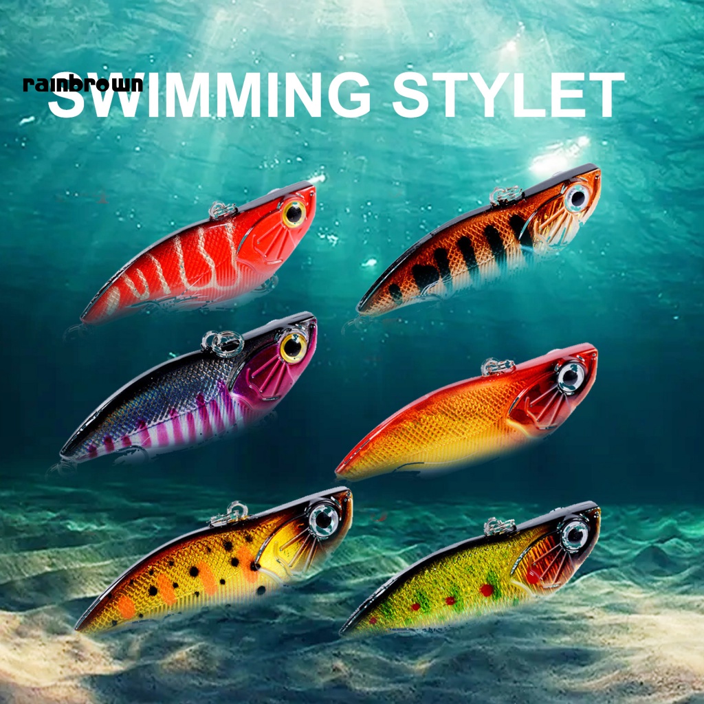 Bộ 6 Mồi Câu Cá Giả 5.8cm / 13.5g