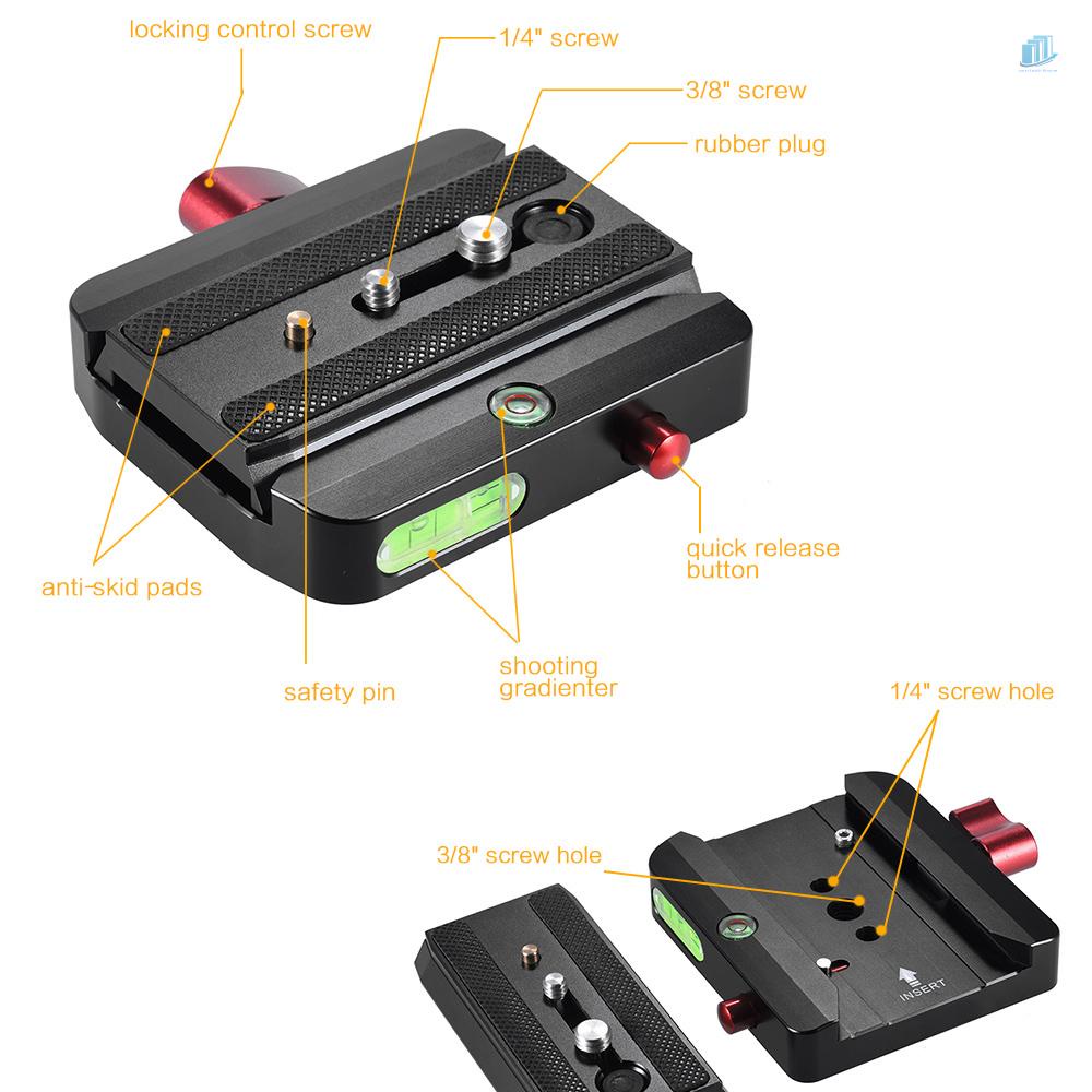 Bộ Chuyển Đổi Kết Nối Nhanh Andoer Với Tấm Trượt Tháo Lắp Nhanh Cho Chân Tripod Manfrotto Tripod 577