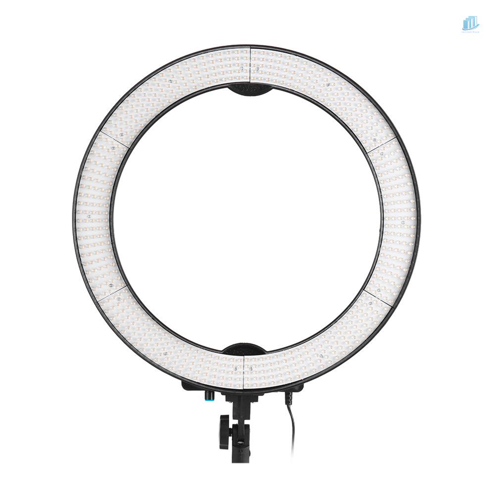 Vòng Đèn LED 36W 5600K 600K Ánh Sáng Trắng Cho Máy Ảnh Andoer LA-650D 18inch