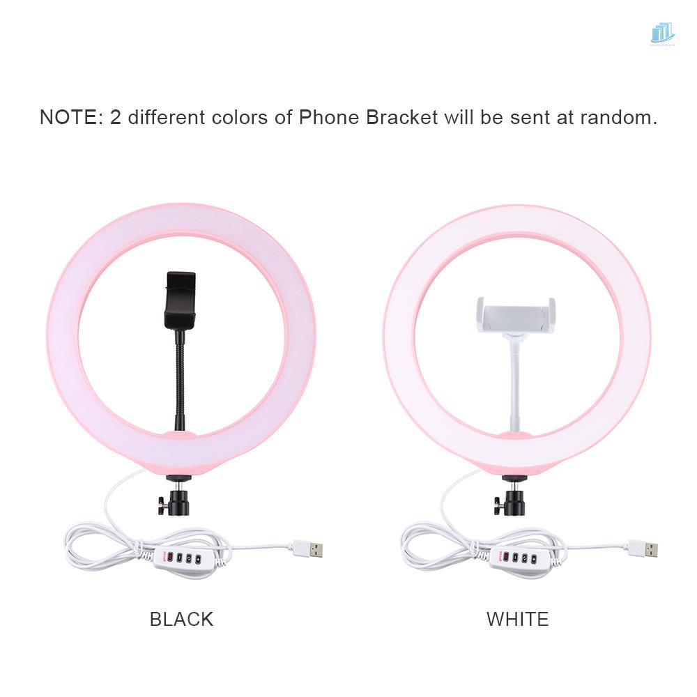 Vòng Đèn Led PULUZ 10 '' 3 Chế Độ Sáng Điều Chỉnh Được Dành Cho Chụp Ảnh / Live Streaming Selfie