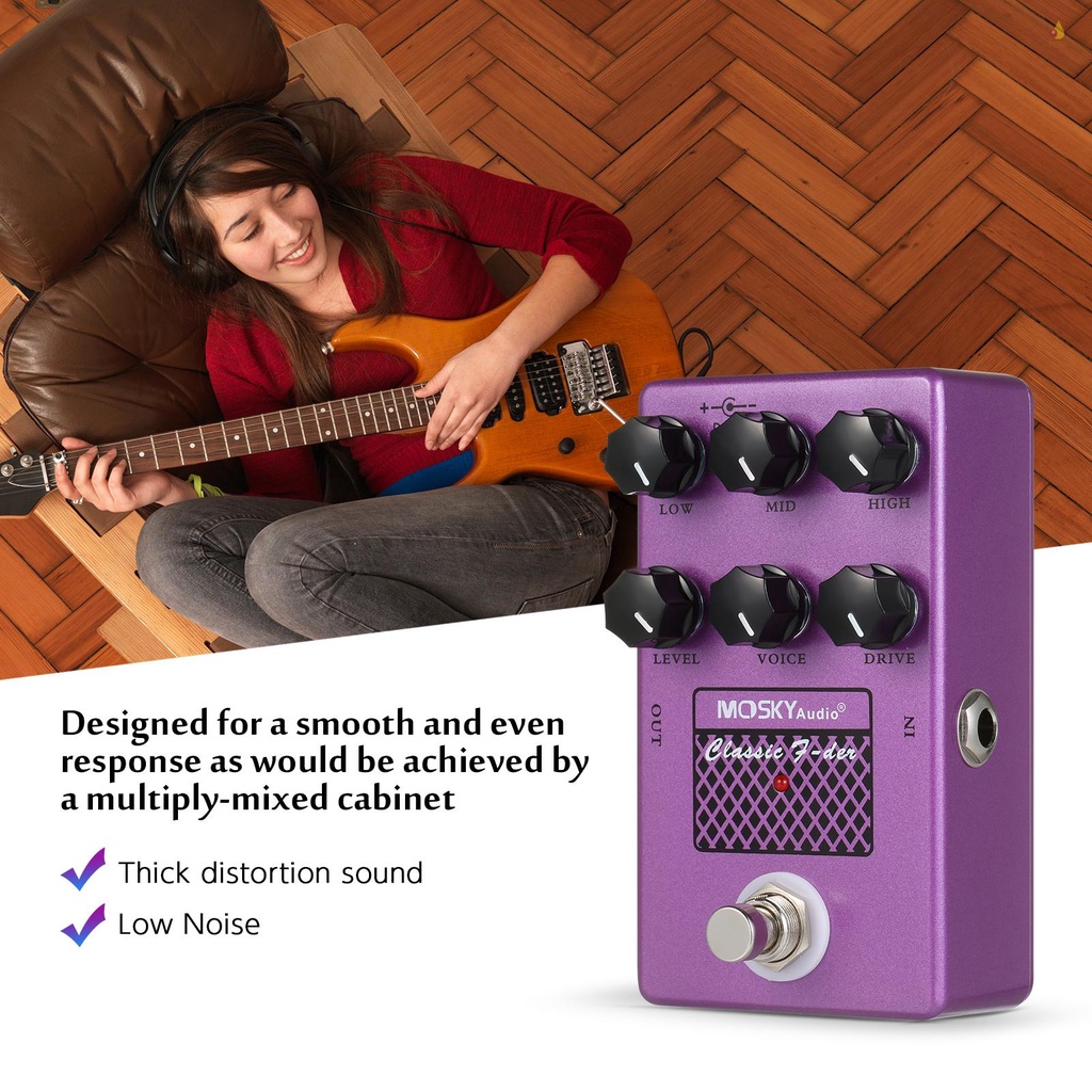 Mô Phỏng Hiệu Ứng Âm Thanh Đàn Guitar MOSKYaudio Cổ Điển