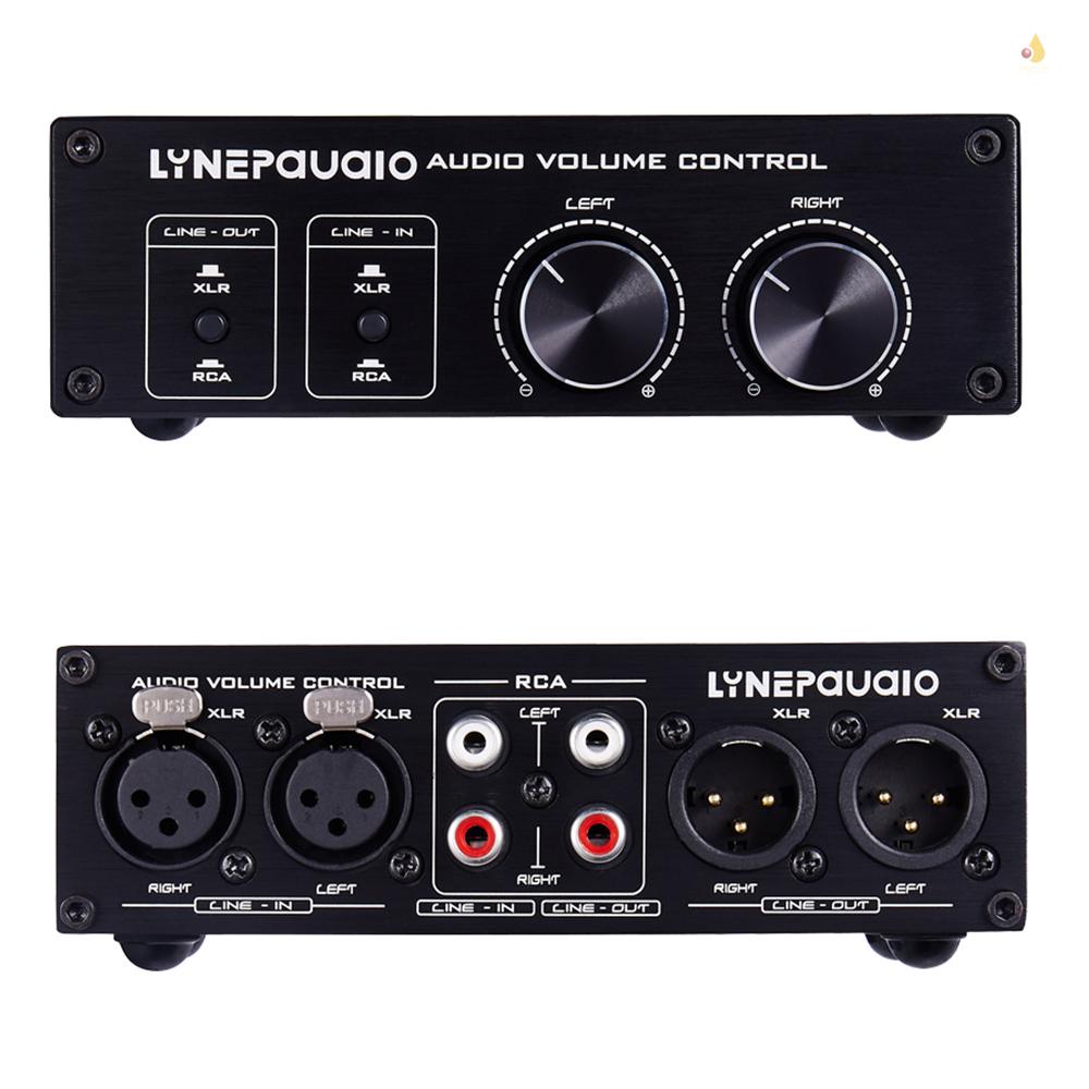 Mynice Bộ Điều Khiển Âm Lượng Lynepau Aio Với Chế Độ Đơn Và Giao Diện XLR &amp; RCA Cho Loa Stereo