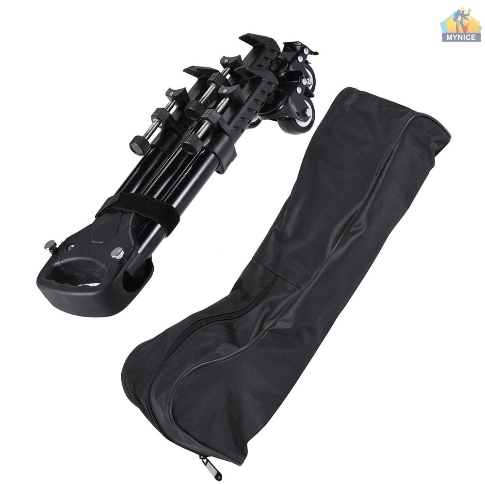 Giá Đỡ Ba Chân Có Bánh Xe Trượt Máy Ảnh mynice VX-600 Pro 3 Có Thể Gập Lại Kèm Túi Đựng Nylon Tải Trọng Lớn 20Kg 20Kg Chất Lượng Cao