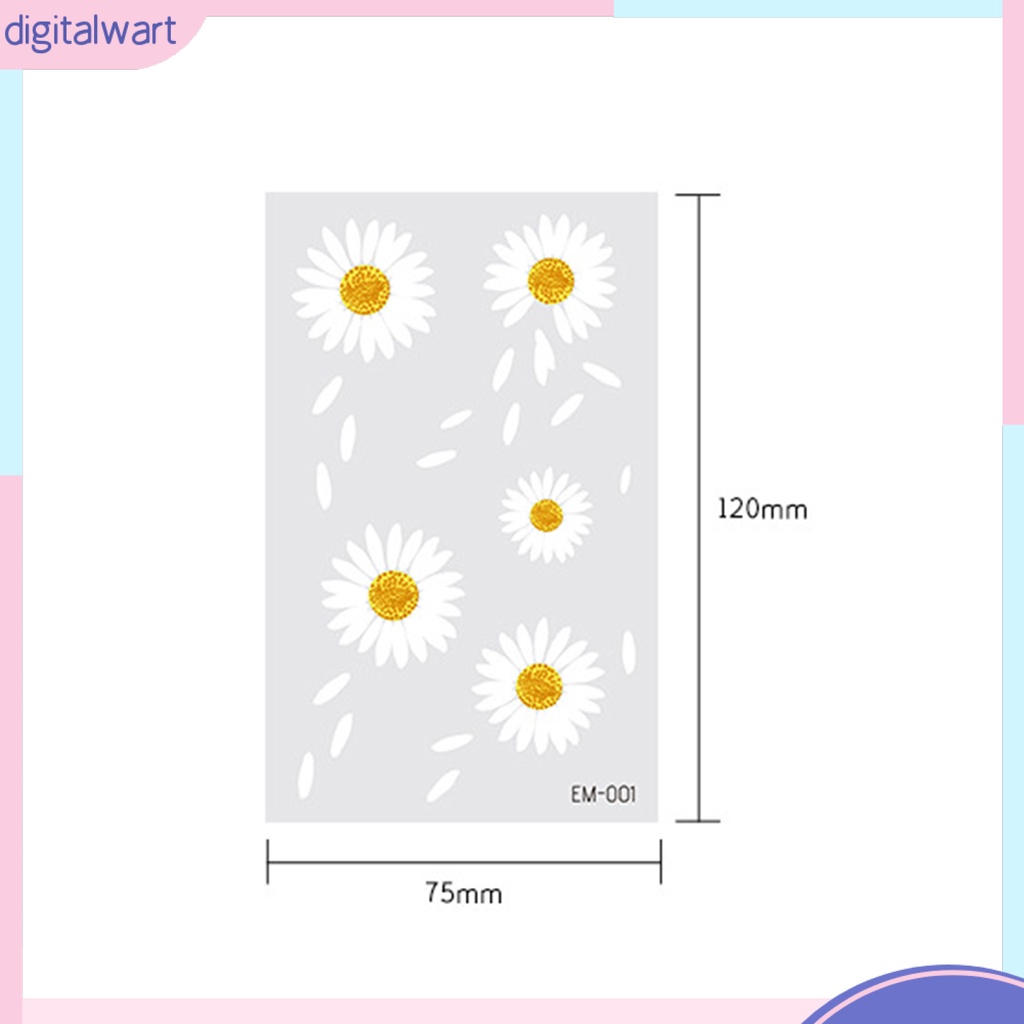 Bộ 3 Hình Xăm Dán Cơ Thể Bằng Giấy Siêu Mỏng Có Thể Tháo Rời