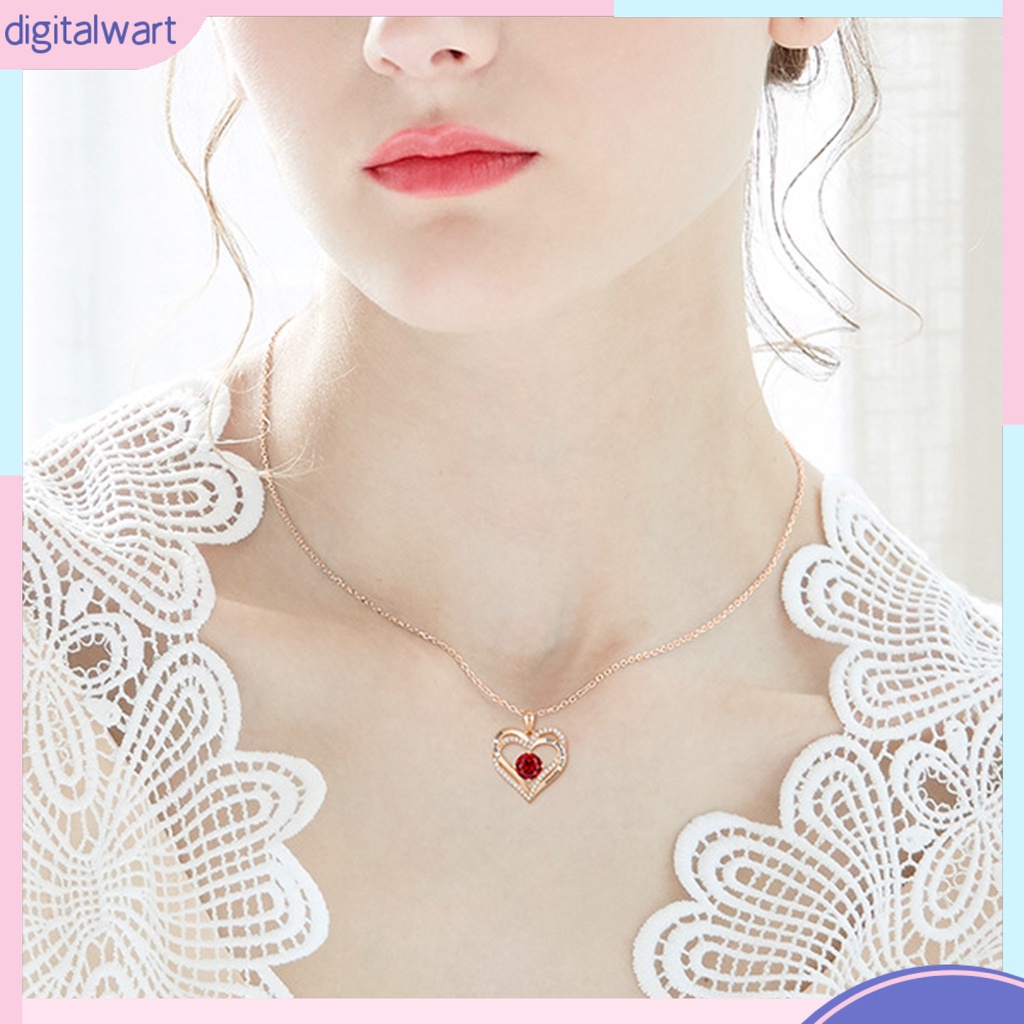 [IGT] Vòng cổ Đính Đá Sáng Bóng Khóa Tôm Hùm Tinh Tế Hình Trái Tim Đôi Chữ Thập Forever Love Quà Tặng Sinh Nhật Nữ