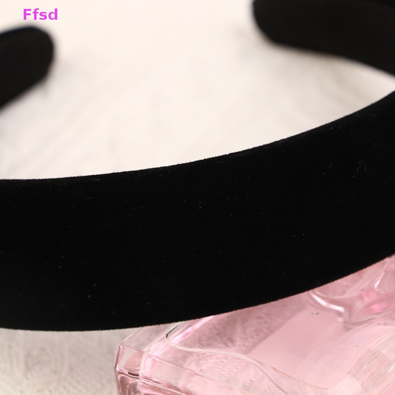 {Ffsd} Băng Đô Cài Tóc Bằng Nhung Đính Kim Cương Giả Tối Giản Rửa Mặt Cho Nữ * Bán Chạy