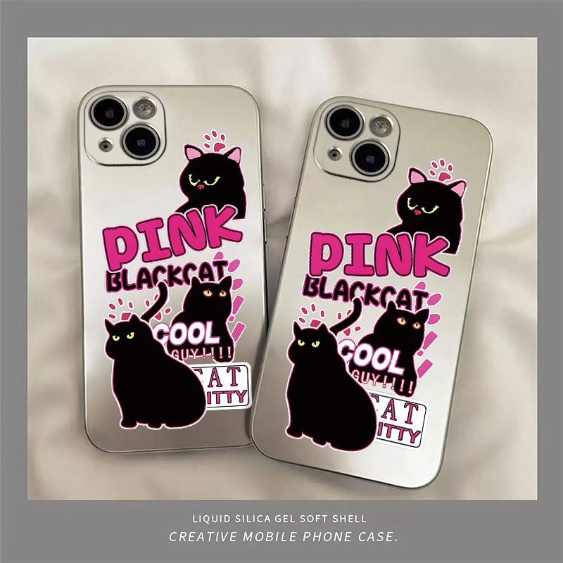 Ốp Điện Thoại Silicon TPU Mềm Mạ Điện Dễ Thương Chống Sốc Cho IPhone 11 14 13 12 Pro XS Max XR X 8 7 6S Plus